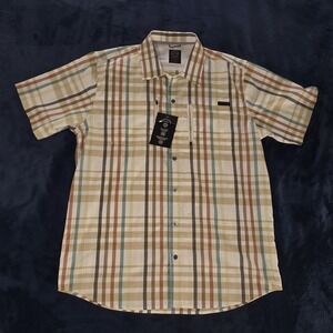 Wrangler Mens All Terrain Gear ATG Horizon Short Sleeve Shirt Size Large NWT